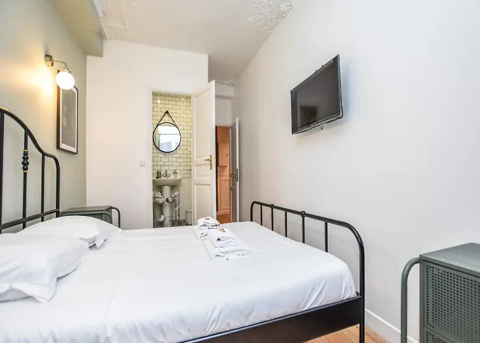 Apartmán Chic - 3br 8p - Canal Saint-martin Paříž
